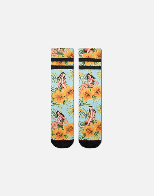 Nogavice - Tiki Time Teal