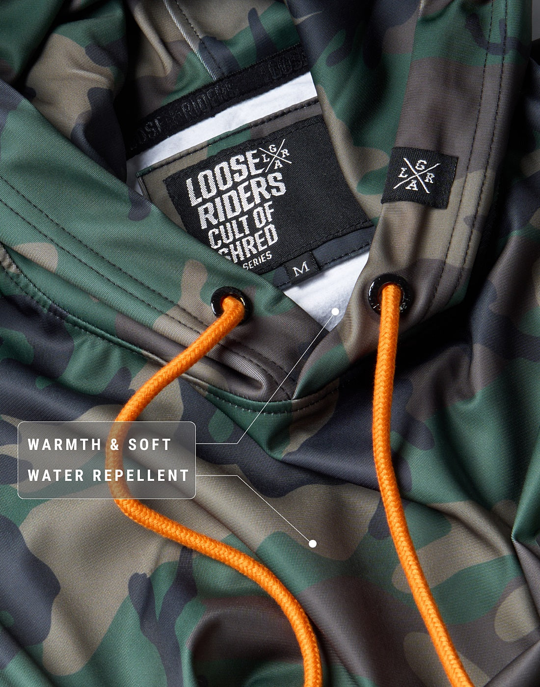Classic Camo pulover; Loose Riders