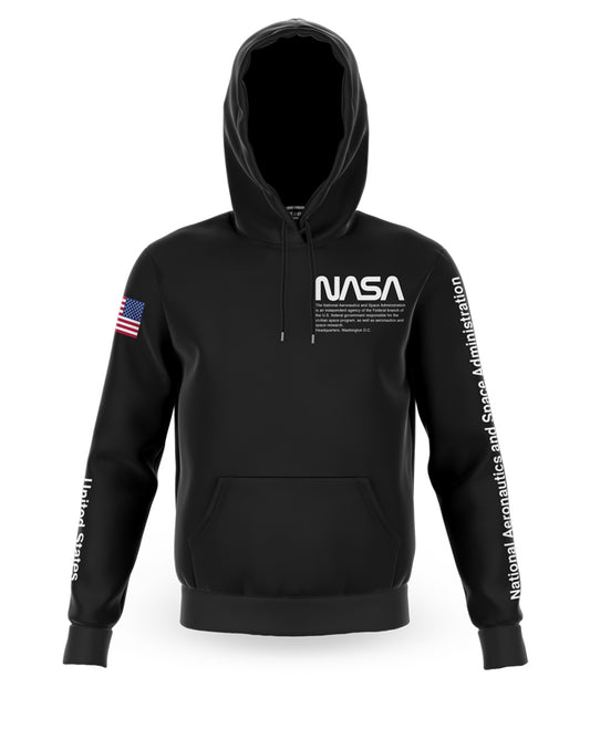 NASA Flight crew pulover Black Loose Riders