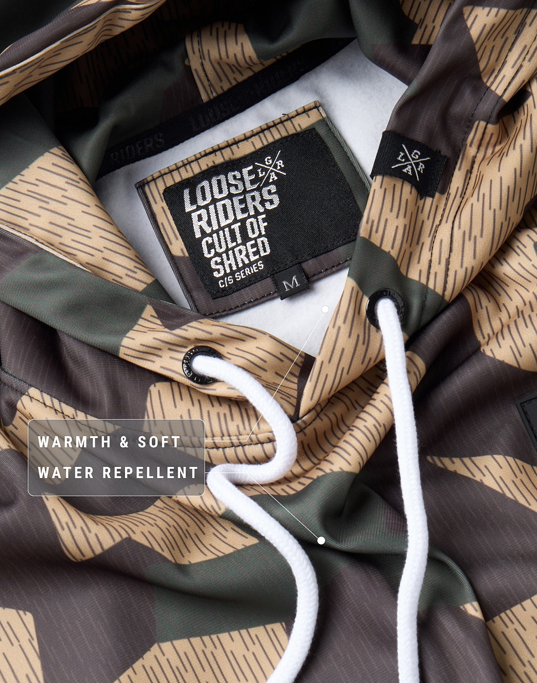 Splinter Camo pulover; Loose Riders
