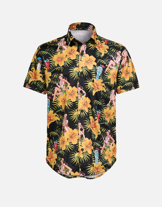 Dres Party Shirt - Tiki Time Black