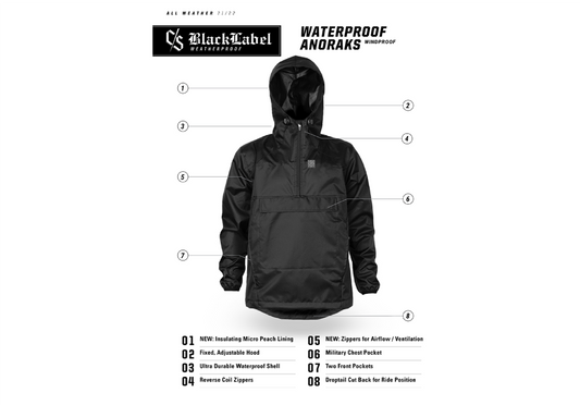 Vodoodporni anorak - C/S Blacklabel Army