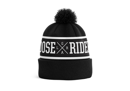 Pom Beanie Black